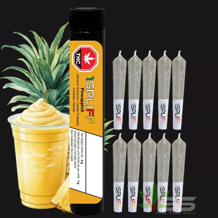 1Spliff - PineappleX Sativa Pre-rolls 10x0.35g