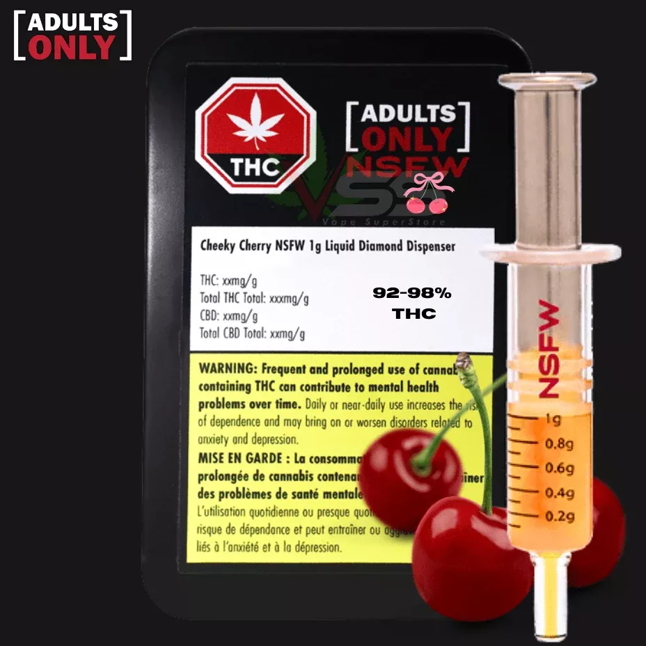 Adults Only Cheeky Cherry NSFW Liquid Diamond Dispenser - 1g