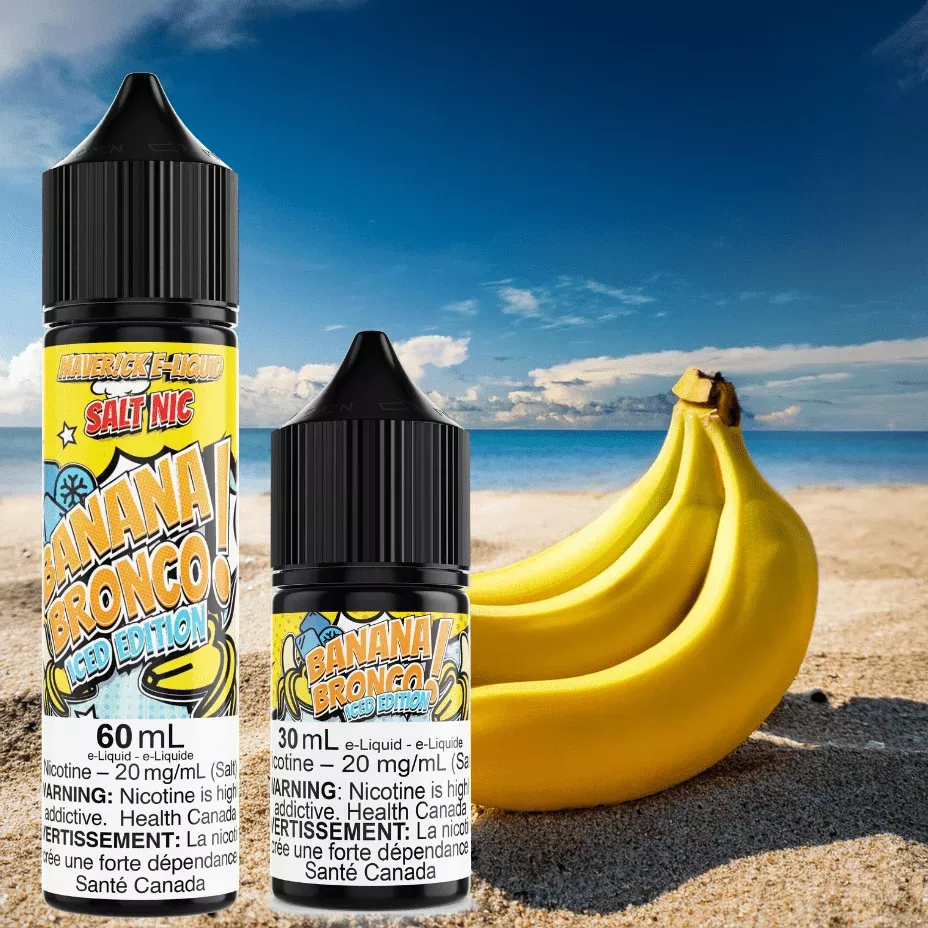 Banana Bronco Iced Salt by Maverick E-Liquid-60mL