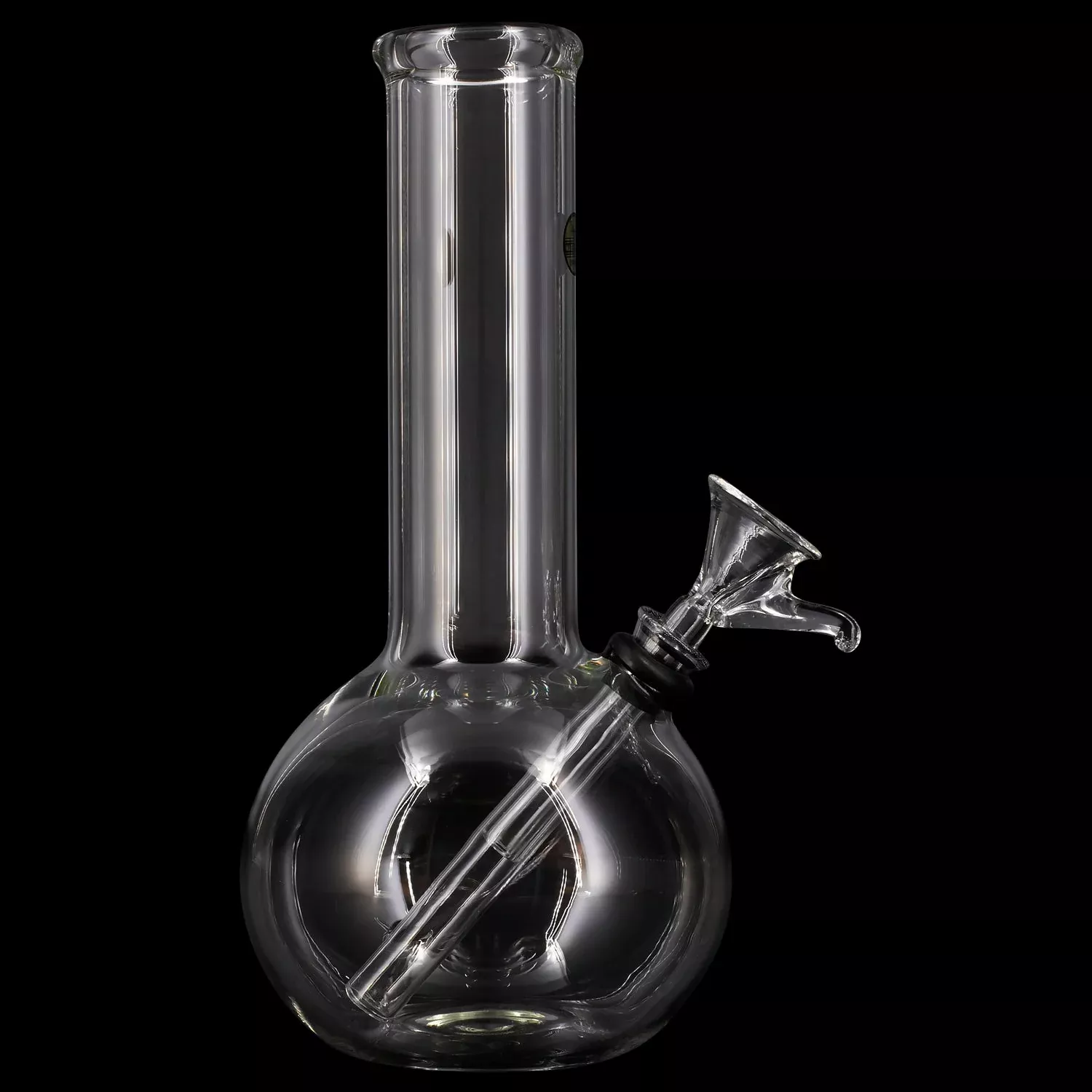 "Bubble Boy" 8 Inch Clear Glass Basic Water Pipe