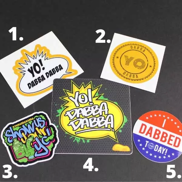 Yo Dabba Dabba Sticker 10 Pack